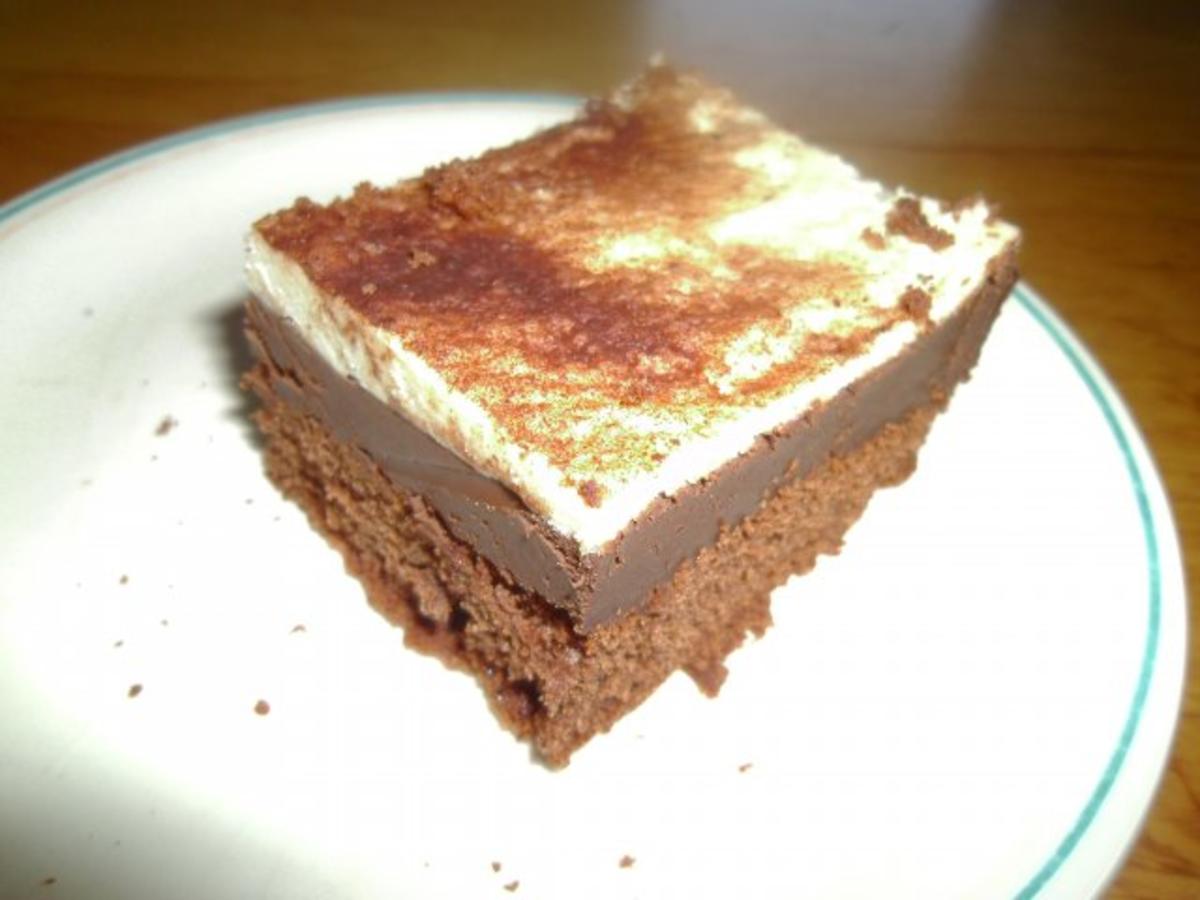 Schoko-Eierlikör-Schnitte - Rezept