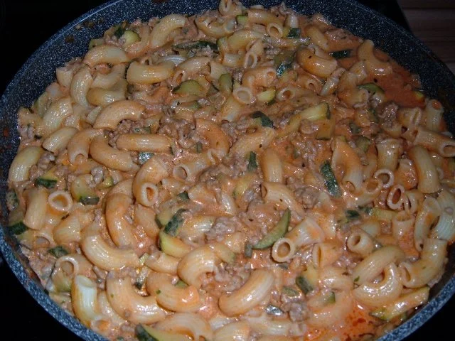 Rezept: Pfannengerichte : Pasta - Hack - Zucchini Bild Nr. 6 Pfannengerichte : Pasta - Hack - Zucchini - Rezept - Bild Nr. 6