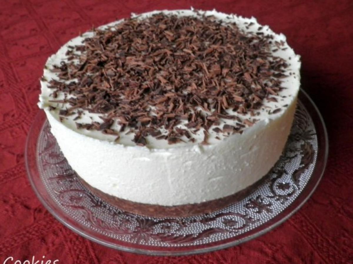 Kleine Kirsch Käsesahne Torte - einfach - von Cookies