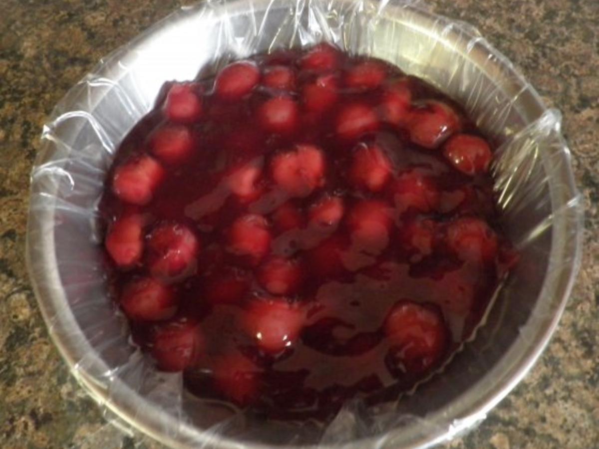 Kleine Kirsch Käsesahne Torte - einfach - von Cookies