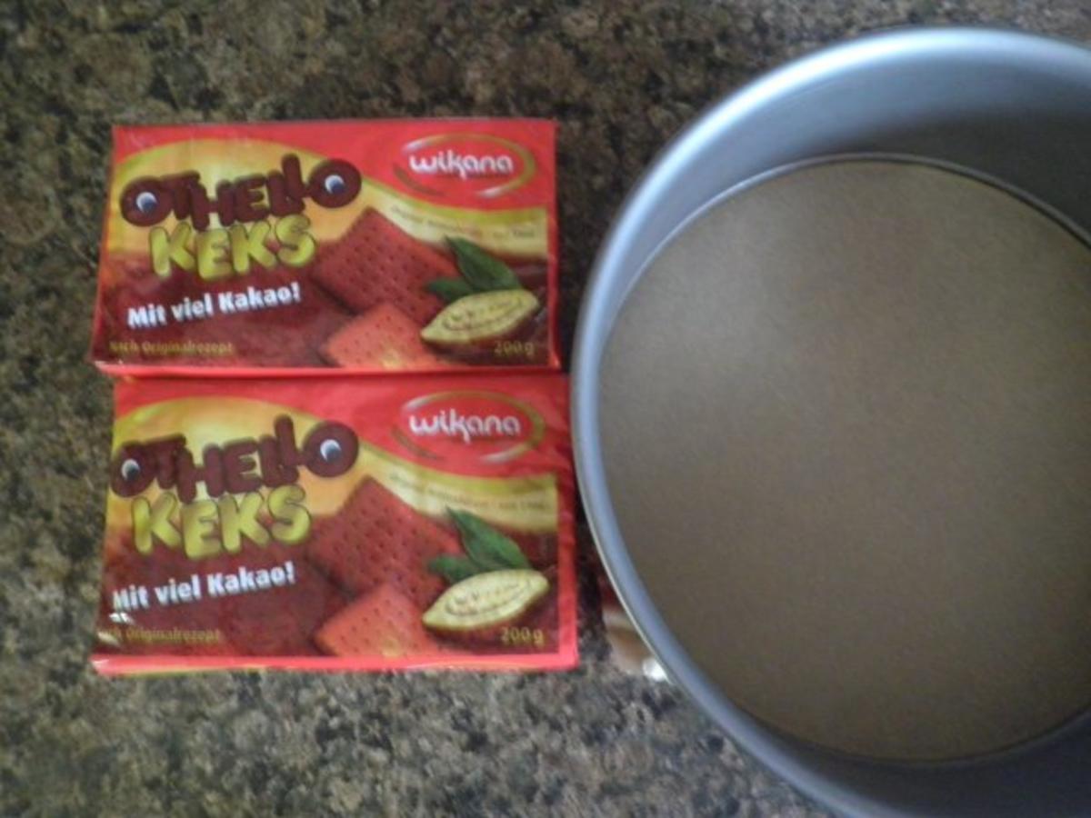 Kleine Kirsch Käsesahne Torte - einfach - von Cookies