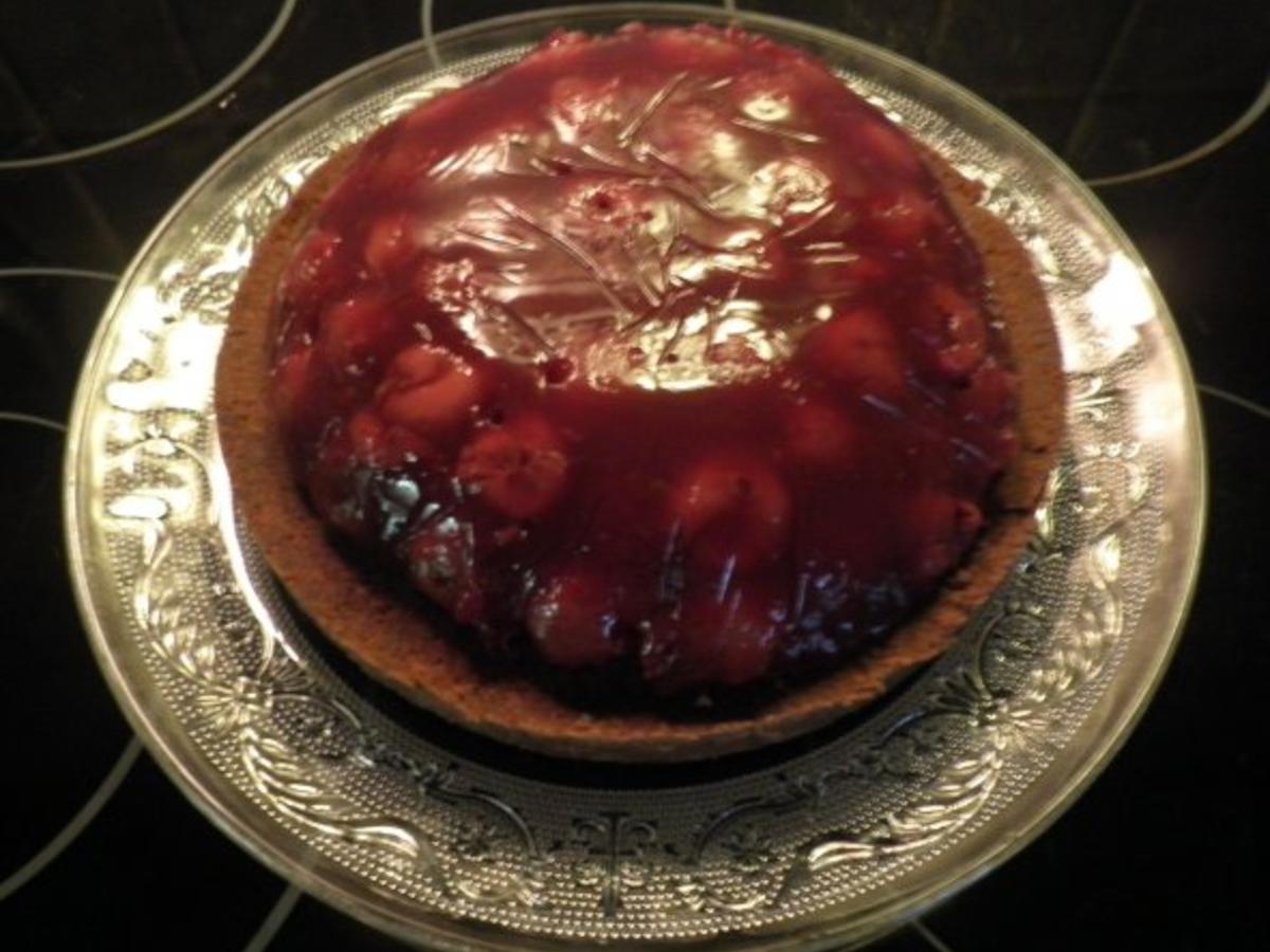 Kleine Kirsch Käsesahne Torte - einfach - von Cookies