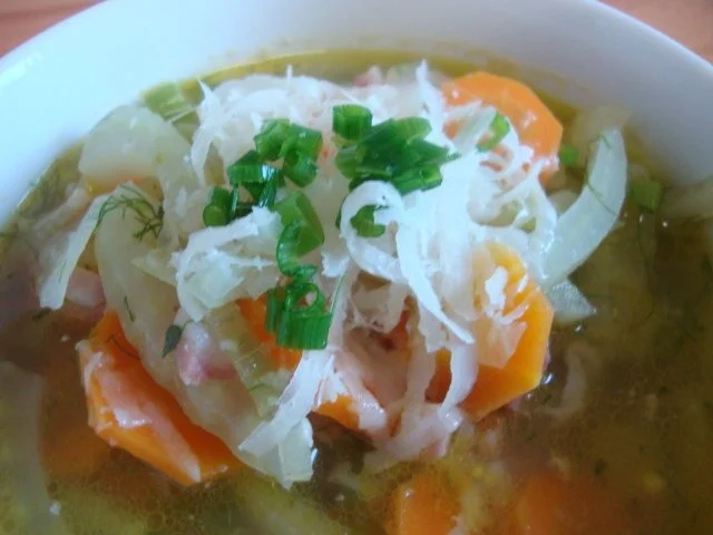 Fenchel-Karotten Süppchen mit crossem Speck - Rezept - Bild Nr. 2