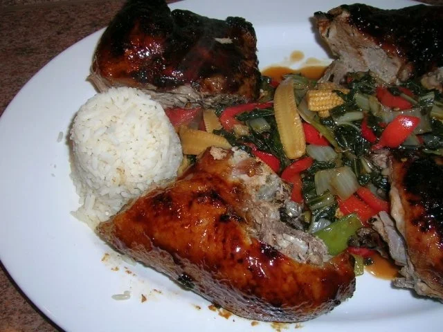 Gelackte Ente aus dem Ofen mit Bratgemüse - asiatisch angehaucht - Rezept - Bild Nr. 3