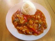 Rezept: Hühnergeschnetzeltes mit Paprika Hühnergeschnetzeltes mit Paprika - Rezept