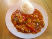 Hühnergeschnetzeltes mit Paprika - Rezept