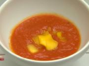 Delicia Tropical - Tomaten-Mango Suppe mit Brot (Fernanda Brandao) - Rezept