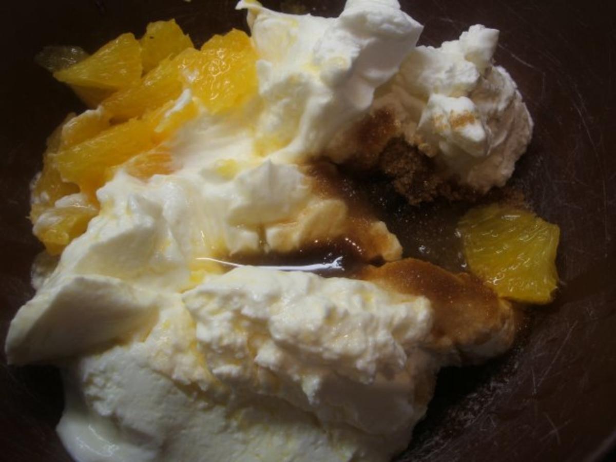 Dessert: Schneller Orangenquark auf Löffelbiskuit - Rezept - Bild Nr. 8