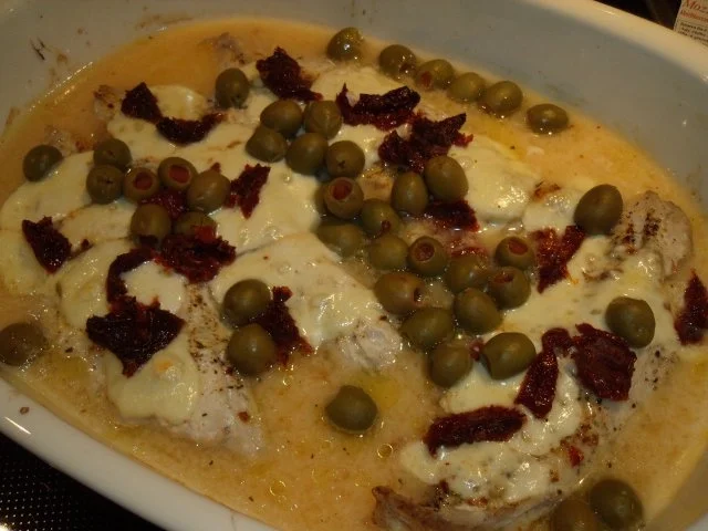 Fisch mit Mozzarella überbacken - Rezept