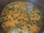 Gemüsesuppe mit gelben Schälererbsen - Rezept