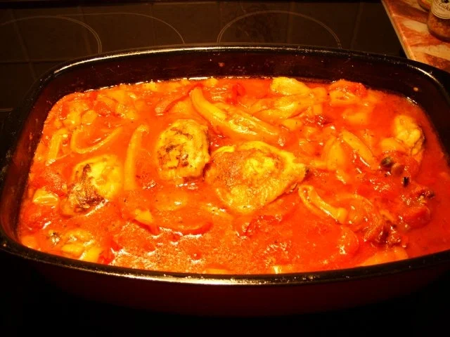 Hähnchen - Paprika - Topf - Rezept