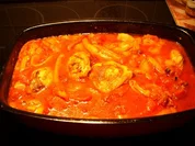 Hähnchen - Paprika - Topf - Rezept