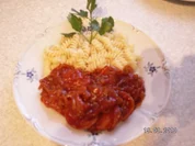 Wurst-Ragout mit Nudeln - Rezept