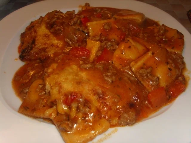 Ravioli-Paprika-Auflauf - Rezept