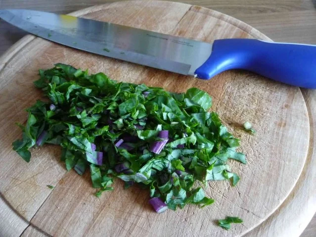 Rezept: Beilage : Lauch-Spinat Bild Nr. 6 Beilage : Lauch-Spinat - Rezept - Bild Nr. 6