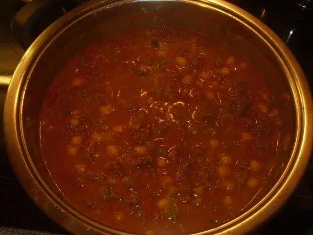 Rezept: Lammhack-Madras-Pfanne mit Curry-Pfirsiche Bild Nr. 6 Lammhack-Madras-Pfanne mit Curry-Pfirsiche - Rezept - Bild Nr. 6