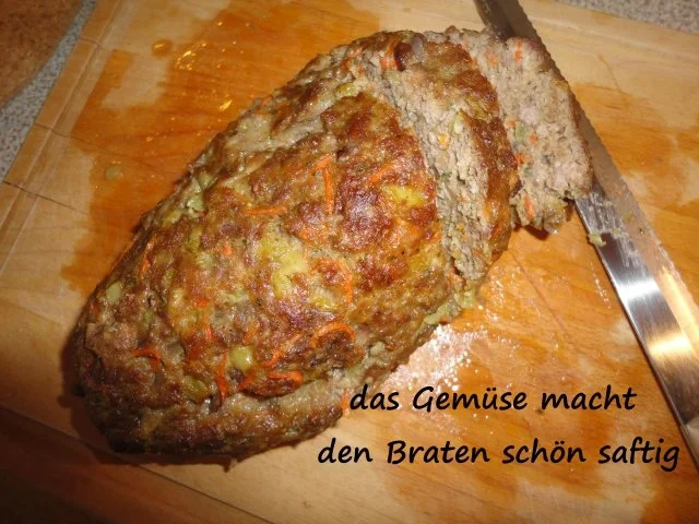 Rezept: Faschierter Gemüse Hackbraten Bild Nr. 13 Faschierter Gemüse Hackbraten - Rezept - Bild Nr. 13