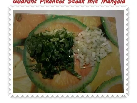 Fleisch: Pikantes Steak mit Mangoldgemüse - Rezept - Bild Nr. 6