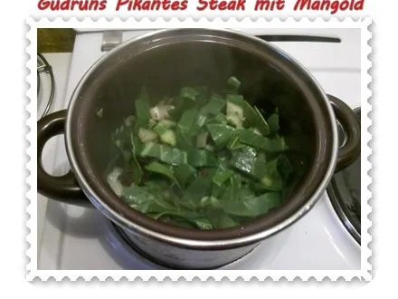 Fleisch: Pikantes Steak mit Mangoldgemüse - Rezept - Bild Nr. 9