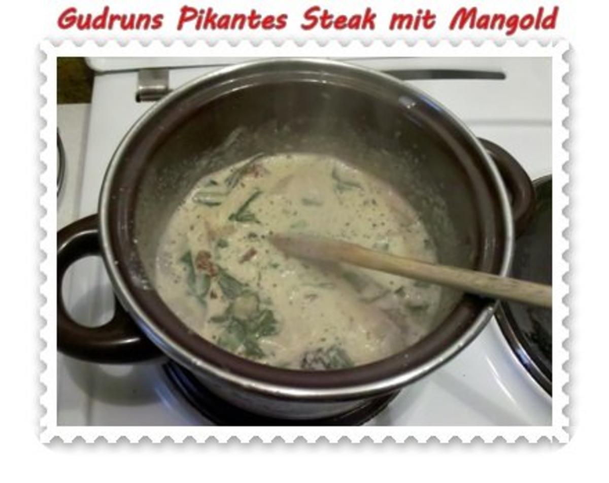 Fleisch: Pikantes Steak mit Mangoldgemüse - Rezept - Bild Nr. 10
