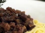 Rezept: Spaghetti mit Kaninchen-Ragout Spaghetti mit Kaninchen-Ragout - Rezept