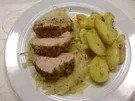 Schweinefilet auf einen Rahm-Weißkohlkraut à la Heiko - Rezept