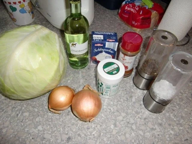 Schweinefilet auf einen Rahm-Weißkohlkraut à la Heiko - Rezept - Bild Nr. 2