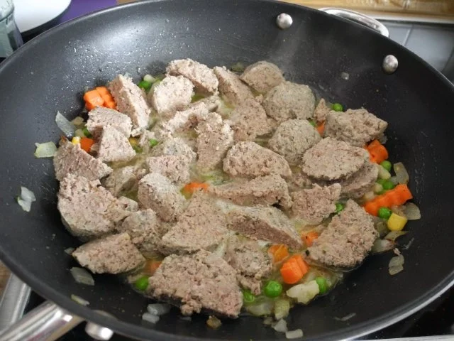 Rezept: Unter 30 Minuten : Leberknödel - Pfanne mit Röhrennudeln Bild Nr. 15 Unter 30 Minuten : Leberknödel - Pfanne mit Röhrennudeln - Rezept - Bild Nr. 15