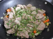 Unter 30 Minuten : Leberknödel - Pfanne mit Röhrennudeln - Rezept