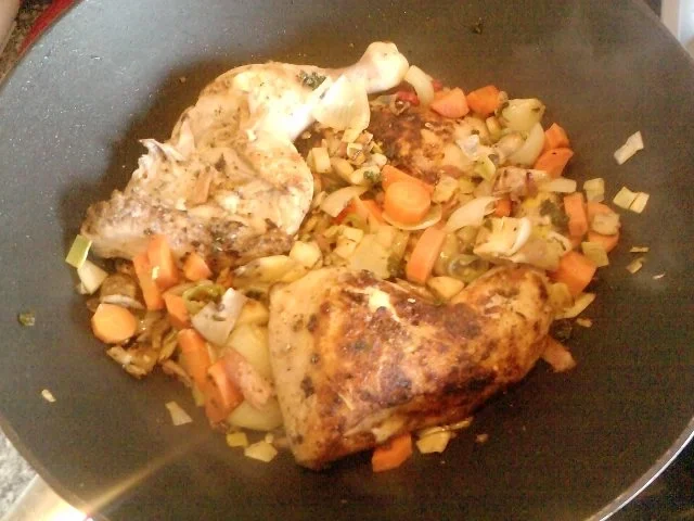 KOKOWÄH 3 - GENIGHTCOOKERRT ODER COQ AU VIN -- SCHARFER GALLISCHER HAHN - Rezept - Bild Nr. 9