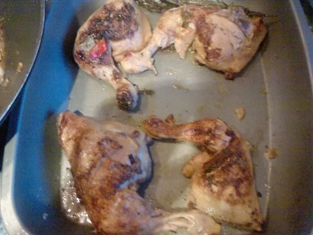 KOKOWÄH 3 - GENIGHTCOOKERRT ODER COQ AU VIN -- SCHARFER GALLISCHER HAHN - Rezept - Bild Nr. 13