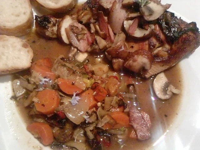 KOKOWÄH 3 - GENIGHTCOOKERRT ODER COQ AU VIN -- SCHARFER GALLISCHER HAHN - Rezept - Bild Nr. 20