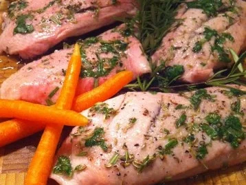 Ente in Honig -Orange an sommerlichen Salat - Rezept - Bild Nr. 2