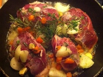 Ente in Honig -Orange an sommerlichen Salat - Rezept - Bild Nr. 3