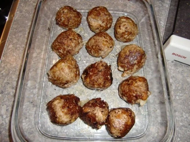 Überbackende Frikadellen mit Champignons à la Heiko - Rezept - Bild Nr. 5