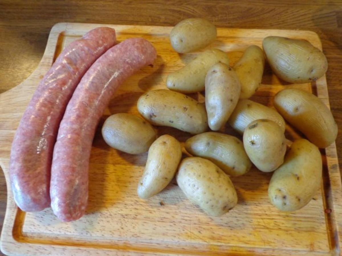 Kartoffelauflauf mit Bratwurst - Rezept - Bild Nr. 2