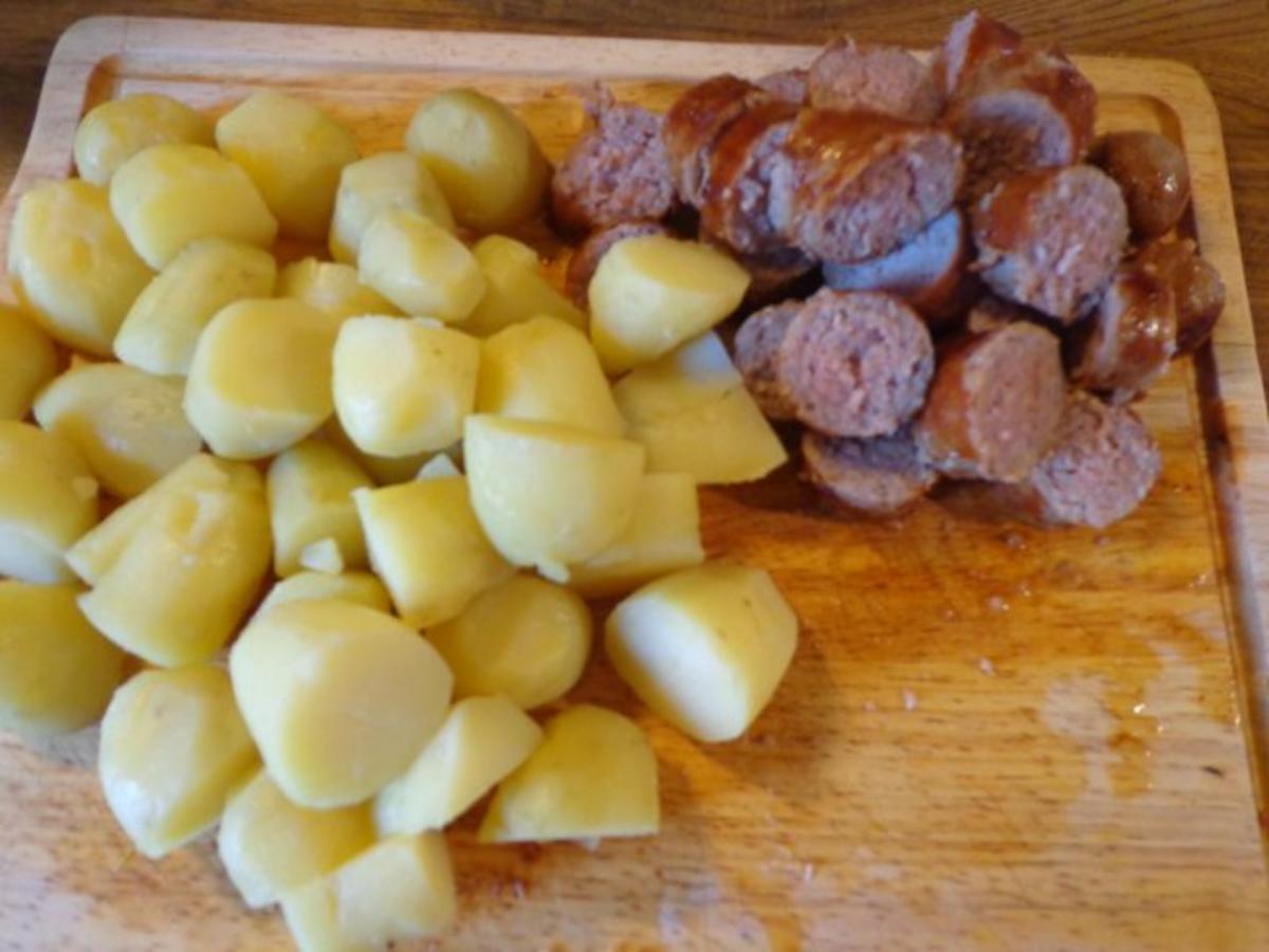Kartoffelauflauf mit Bratwurst - Rezept - Bild Nr. 4