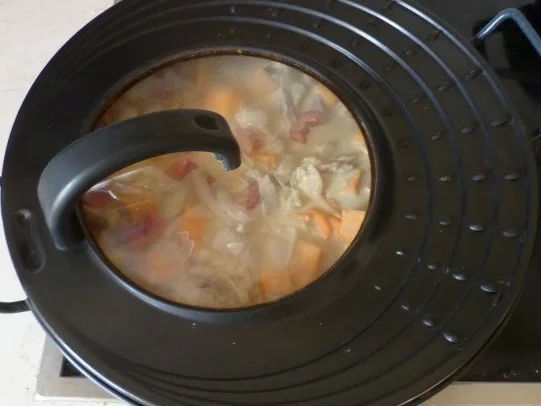 Rezept: Pfannengericht - Süsskartoffelpfanne "Jäger Art" Bild Nr. 4 Pfannengericht - Süsskartoffelpfanne "Jäger Art" - Rezept - Bild Nr. 4