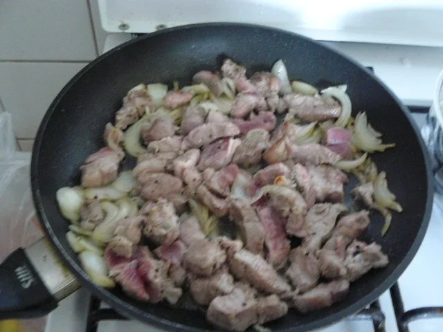 Schweinegeschnetzeltes mit Gemüse - Rezept - Bild Nr. 9