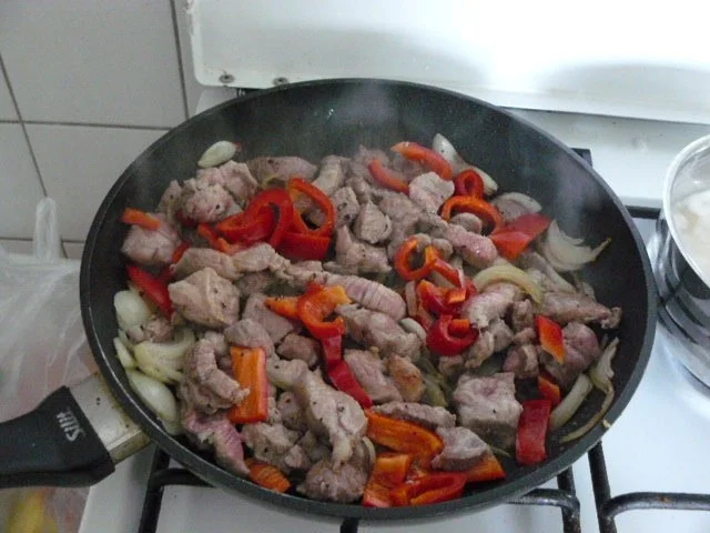 Schweinegeschnetzeltes mit Gemüse - Rezept - Bild Nr. 10