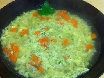 Rezept: Hühnersuppe mit Hirse Hühnersuppe mit Hirse - Rezept