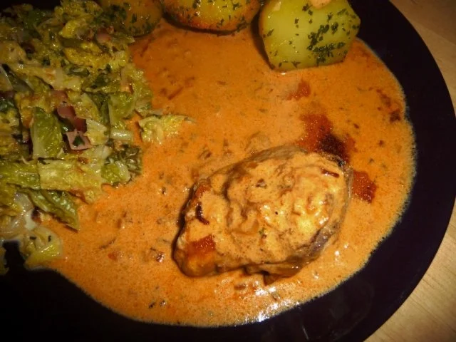 Rezept: Überbackenes Schweinefilet Überbackenes Schweinefilet - Rezept