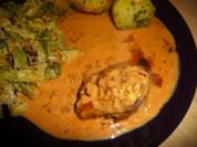 Überbackenes Schweinefilet - Rezept