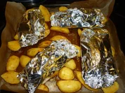 Hähnchenbrustfilet im Ofen an Würzkartoffeln - Rezept