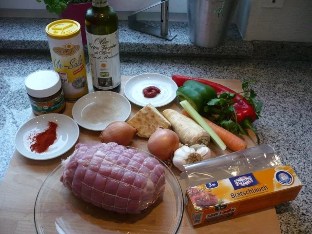 Tacchina arrosto mit Rosmarinkartoffeln und Zucchinispalten - Rezept - Bild Nr. 2