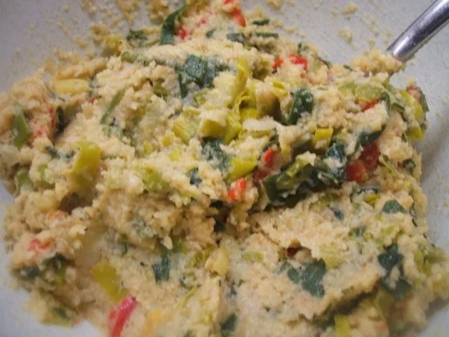 Kartoffeln: Kartoffel-Gemüse-Bratlinge "Razzia" mit Zwiebelschinken - Rezept - Bild Nr. 5