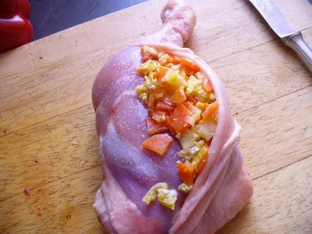 gemüsige  Hähnchenschenkel - Rezept - Bild Nr. 9