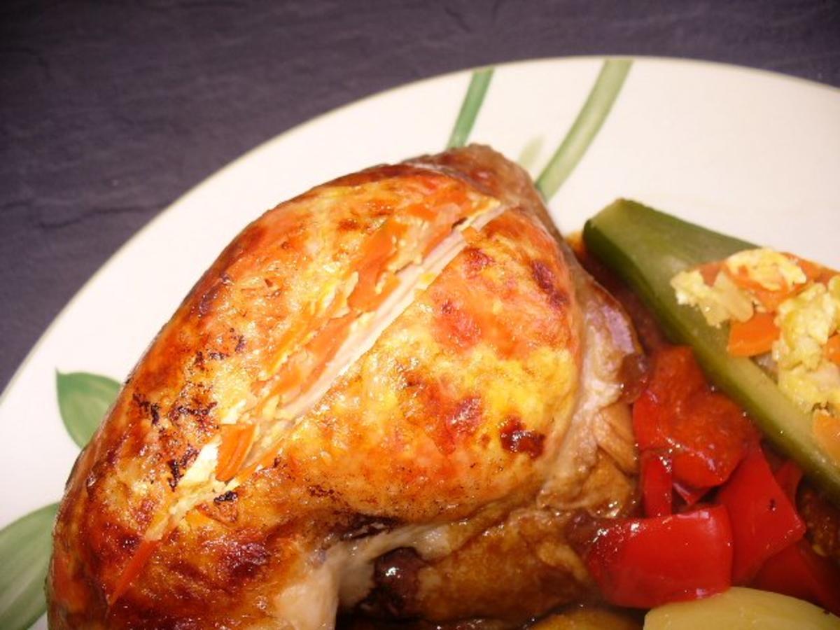 Rezept: gemüsige Hähnchenschenkel Bild Nr. 15 gemüsige Hähnchenschenkel - Rezept - Bild Nr. 15