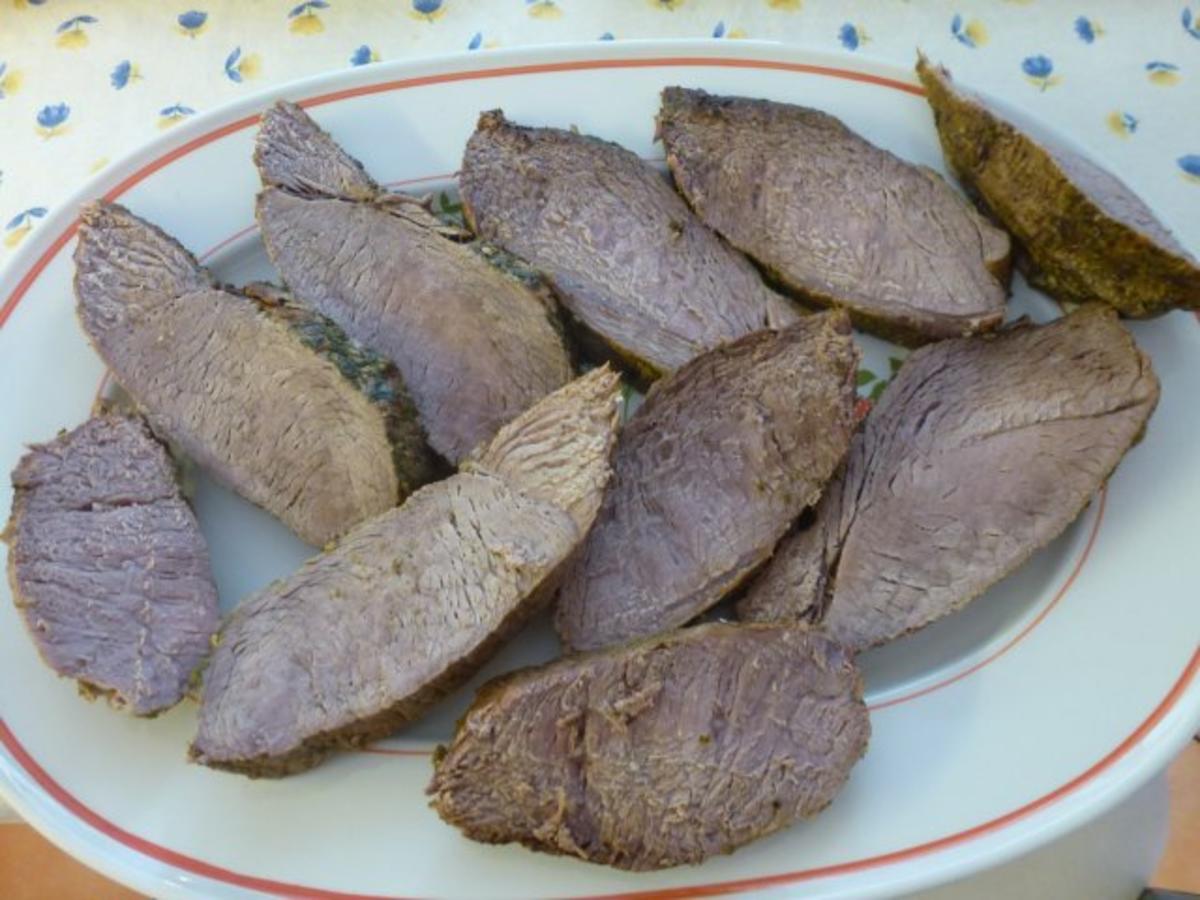 Rezept: Kräutertafelspitz mit Dunkelbrauner Sauce Kräutertafelspitz mit Dunkelbrauner Sauce - Rezept