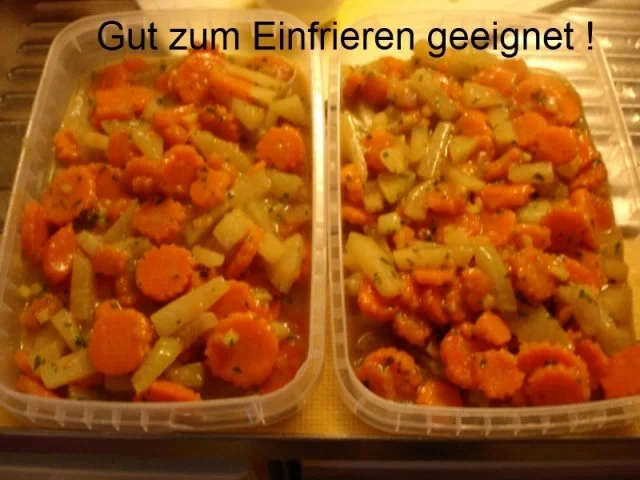 Kohlrabi-Möhrenblüten-Ingwer-Gemüse - Rezept - Bild Nr. 6